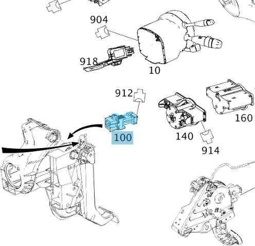 Fren Müşürü / Stop Lamba Müşürü A Seri W176, C Seri W204, W205, E Seri W212, S Seri W221, W222, Vito W447, W639, Sprinter W906, BMW 3 Seri E46, E90, 5 Seri E60, F07, F10, 7 Seri E65, MINI OEM A0015456309, A61318360420, 61310141214, 61310392294