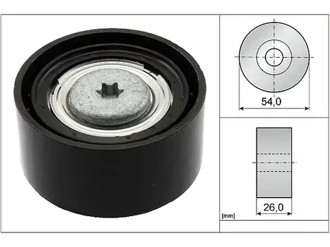 Kayış Gergi Makarası / Kayış Gergi Kasnağı Düz Vito W639, Sprinter W906 OM651 OEM 6512000770