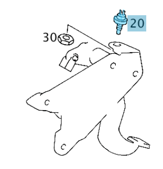 Fren Müşürü / Stop Lamba Müşürü Vito W638, Sprinter W901, W902, W903, W904, OEM A0005456909, A6315450009