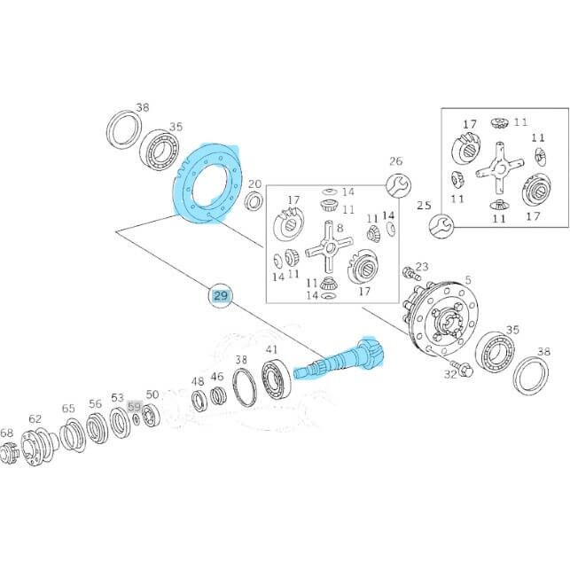 Ayna Mahruti 11x41 Sprinter W904, Vario W667, W668, W669, W670, OEM A6683500739