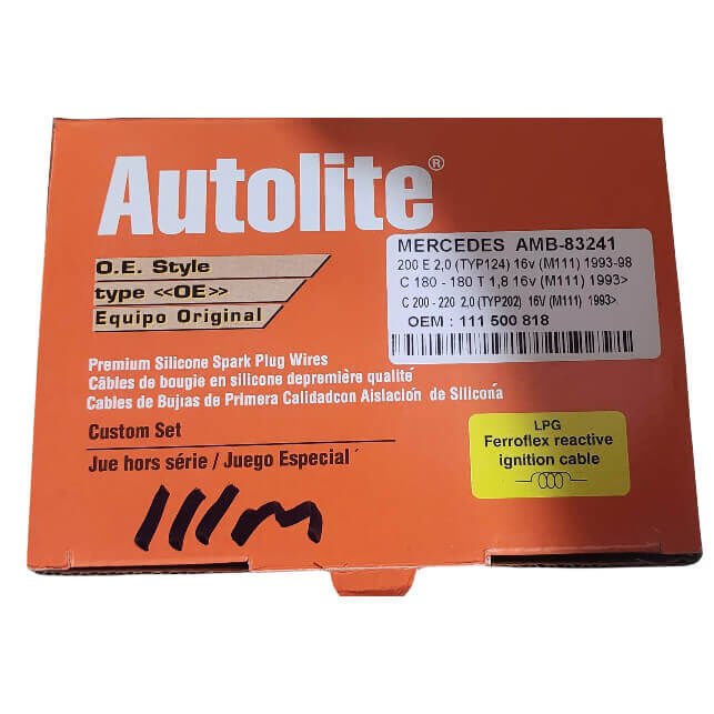 Buji Kablo Seti 4 Kablo E Seri W210, C Seri W202, Motor: M111 OEM A0300891450