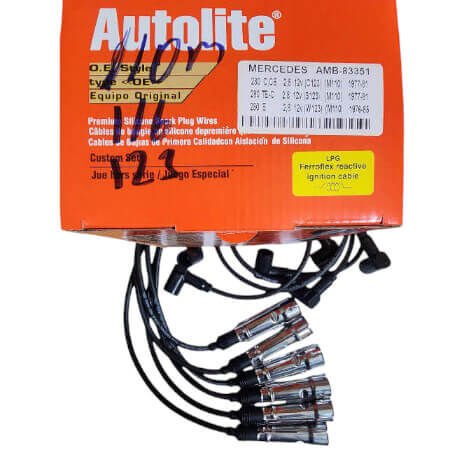 Buji Kablo Seti 7 Kablo E.M. W123, S Seri W116, Motor: M110  Beru NO: ZEF470