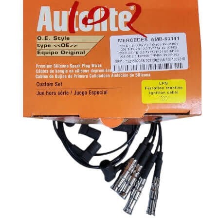 Buji Kablo Seti 5 Kablo  W123, W124, W201 Motor: M102  200E, 230E OEM 0300890466 Beru No: ZEF466