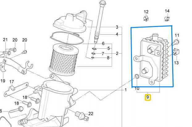 Yağ Soğutma Radyatörü BMW 3 Seri E36 M41 OEM 11442245343