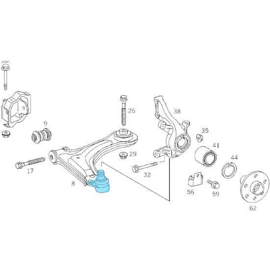 Rotil Alt Vito W638 OEM A6383300027